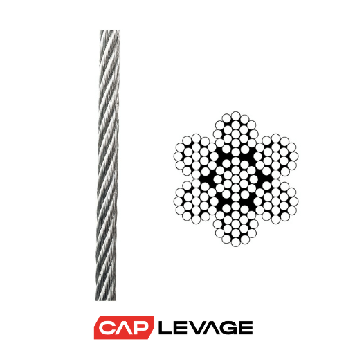 cable acier de levage ame metallique 