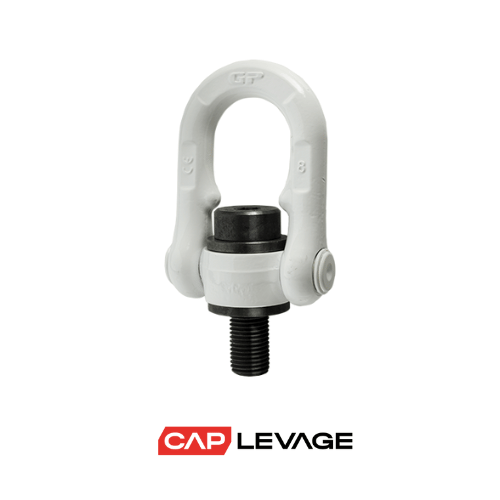 Elingue de levage câble acier sans fin double manchon max 4T