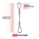 MONTAGE CABLE D6 DEUX BOUCLES FORESTIÈRES - CMU 0.45 T