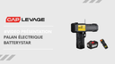 PALAN ELECTRIQUE A CHAÎNE A BATTERIE 20ML CMU 1T YALE BATTERYSTAR