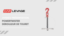 DEROULEUR A TOURET CMU 0.8T POWERTWISTER