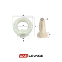 ANNEAU DE LEVAGE FEMELLE À VISSER