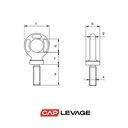 AL - ANNEAU DE LEVAGE MALE GRADE 80