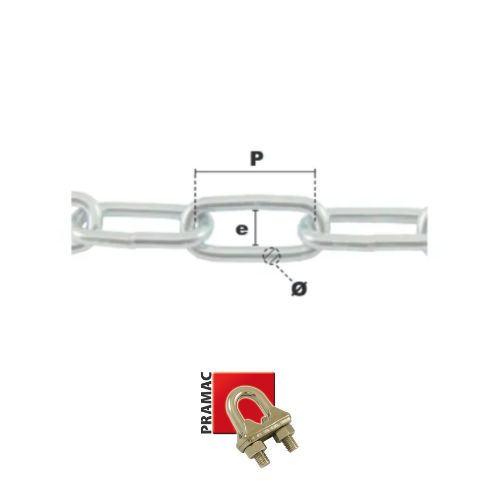 CLZC - CHAINE DROITE À MAILLON LONG
