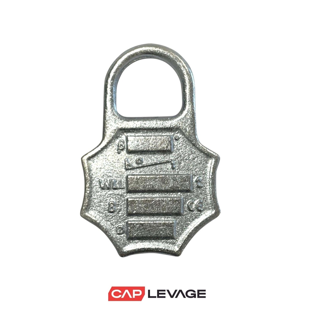 PLAQUETTE ACIER ÉLINGUE CHAÎNE GRADE 80