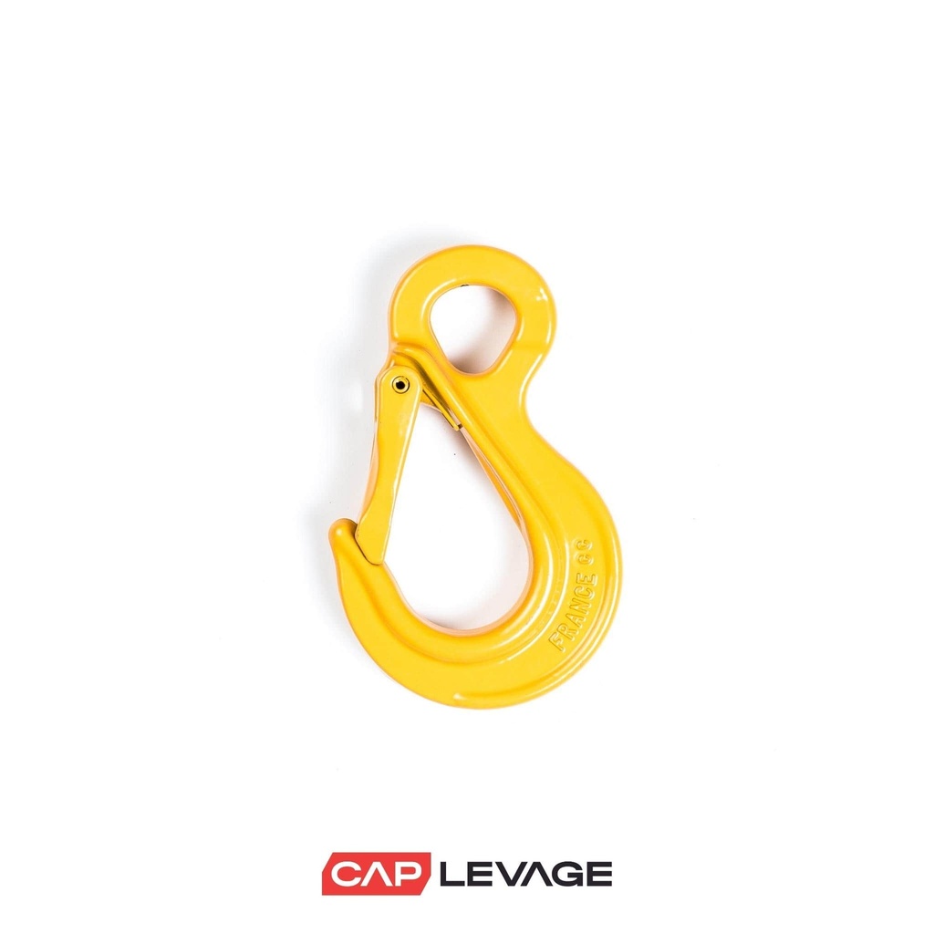 CROCHET À LINGUET À OEIL GRADE 80 CMU 3.2 TONNES