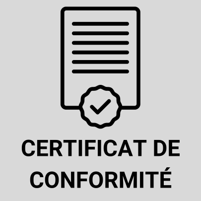 CERTIFICAT CE DE CONFORMITÉ PRODUIT