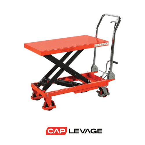 TABLE ELEVATRICE MANUELLE CAPACITÉ 150 KG