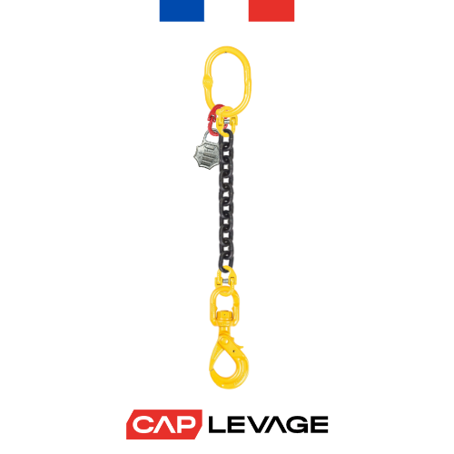 ELINGUE CHAINE 1 BRIN D6 CROCHET AUTOMATIQUE TOURNANT CMU 1.12 T GRADE 80