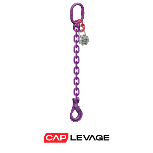 ELINGUE CHAINE 1 BRIN D8 CROCHET AUTOMATIQUE CMU 2.5 T GRADE 100