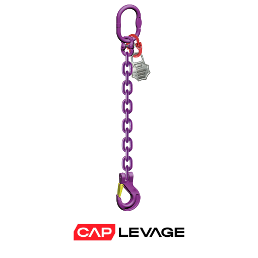 ELINGUE CHAINE 1 BRIN D13 CROCHET A LINGUET CMU 6.7 T GRADE 100