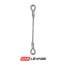 MONTAGE CABLE D6 DEUX BOUCLES COSSEES MANCHONNEES - CMU 0.45 T