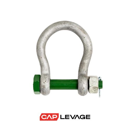 MHLBL - MANILLE LYRE BOUCHE LARGE AXE GOUPILLÉ BOULONNÉ