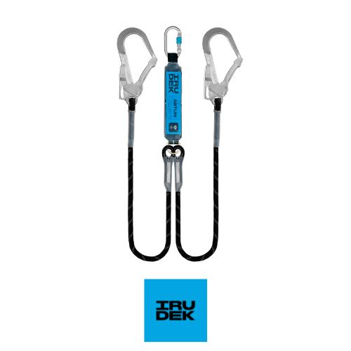 ASTUN-Y-HSS - LONGE DE CONNEXION DOUBLE AVEC ABSORBEUR