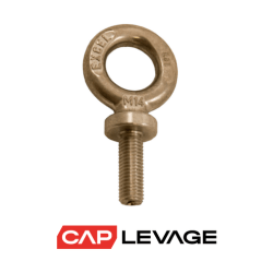 [HALI116] ANNEAU DE LEVAGE MÂLE INOX À TIGE LONGUE  M16 CMU 1000KGS