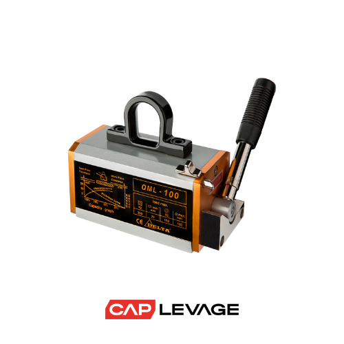 [DC.0.QML.1000] AIMANT DE LEVAGE PERMANENT MANUEL - CMU 1 TONNE - DELTA