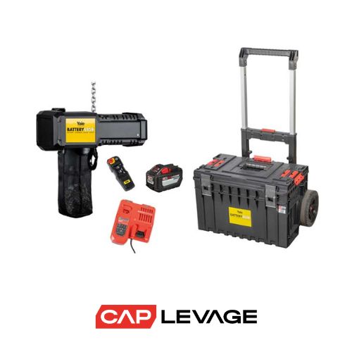 CMIP-1000 - PALAN ELECTRIQUE A CHAÎNE A BATTERIE - STANDARD KIT BATTERYSTAR - YALE - CMU 1T