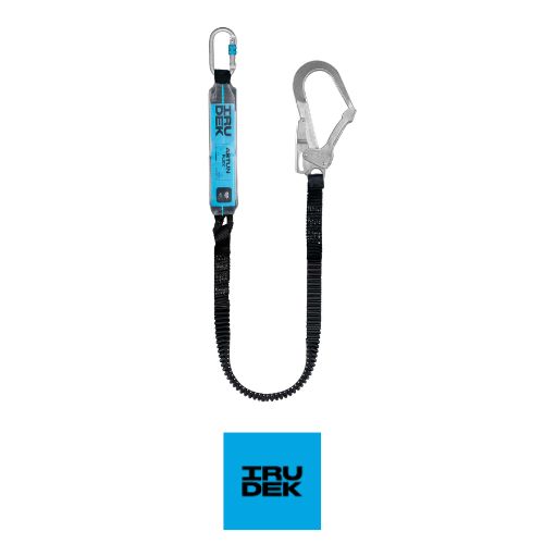 [ASTUN-FLEX-I-180HSS] ASTUN-FLEX-I - LONGE DE CONNEXION SIMPLE - SANGLE ÉLASTIQUE AVEC ABSORBEUR - LG 1.4ML À 1.8ML