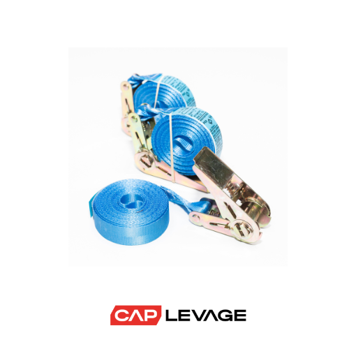 Lot De 2 Sangles D'arrimage à Cliquet Sans Fin – Sangle De Sécurité à Cliquet En Nylon Durable, Raccords à Ressort De Rail, Motos, Charges De Remorque, Kayak (lot De 2