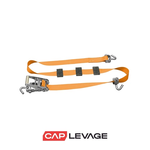 [910-3J] SANGLE D’ARRIMAGE VOITURE 50MM TROIS POINTS AVEC PATINS