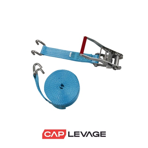 [ARRIM9] SANGLE ARRIMAGE CAPACITÉ 6 TONNES 9 MÈTRES ÉQUIPÉ DE CROCHETS DOIGTS ÉCARTÉS