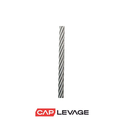 [CAB10AM719] CABLE ACIER AME MÉTALLIQUE D10MM 7 X 19