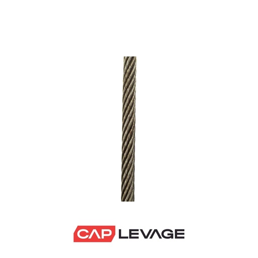 [CAB12AM625] CABLE ACIER GRAISSÉ ÂME MÉTALLIQUE D12MM 6 x 25